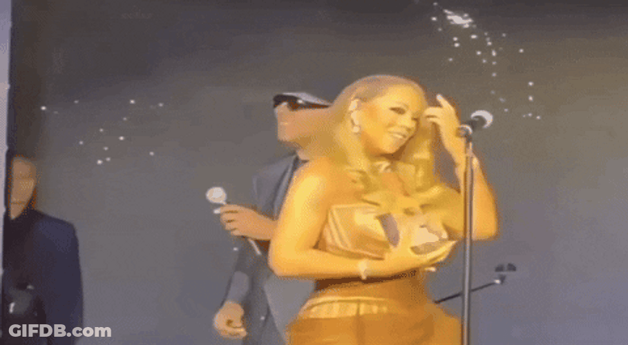 Stevie Wonder With Mariah Carey GIF