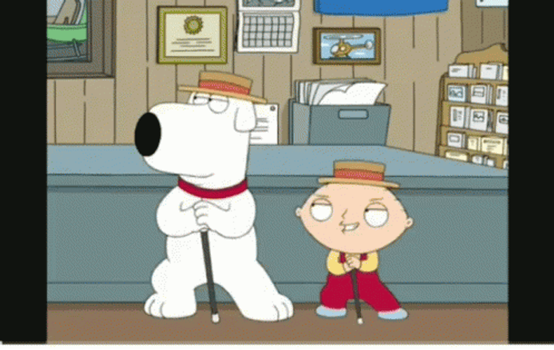 Stewie And Brian Griffin Top Dancing GIF