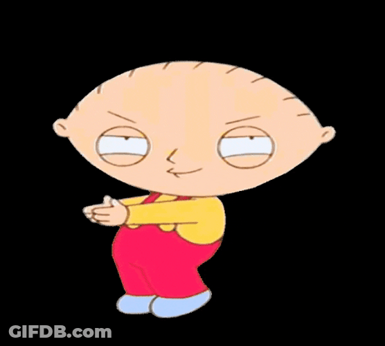 Stewie Dancing Black Background GIF
