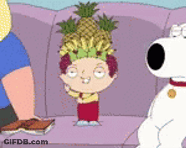 Stewie Dancing On The Sofa GIF