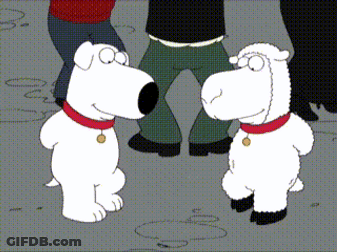 Stewie Friend Brian Griffin Dancing With His Lookalike GIF
