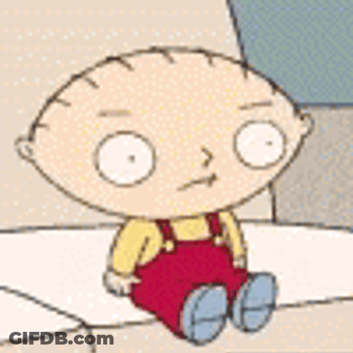 Stewie Griffin Head Tilt Look Up GIF