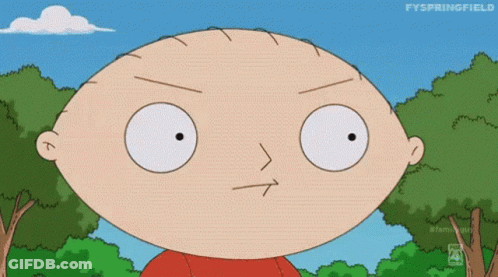 Stewie Making Face GIF