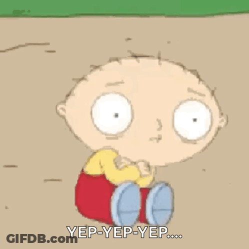 Stewie Sitting On Ground Eyes Closed GIF