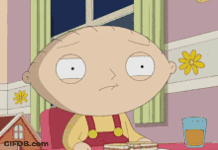 Stewie Wheres My Money Family Watching Scared Realize GIF