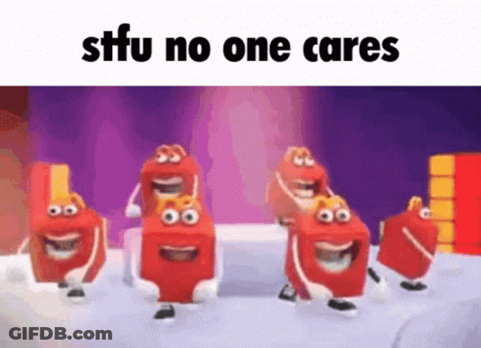 Stfu No One Cares McDonald's Dancing GIF
