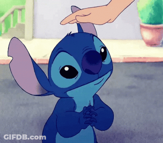 Stich Head Pat GIF