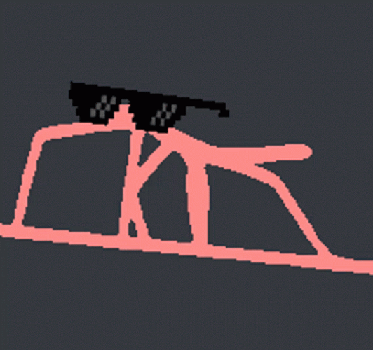 Stick Bug With Shades GIF