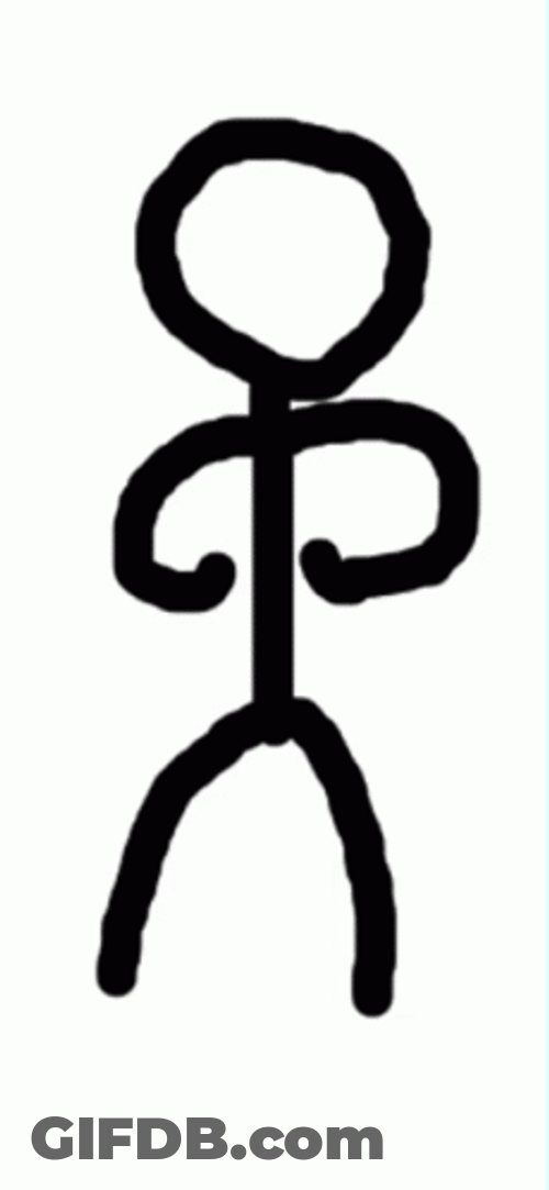 Stick Figure Dancing GIF
