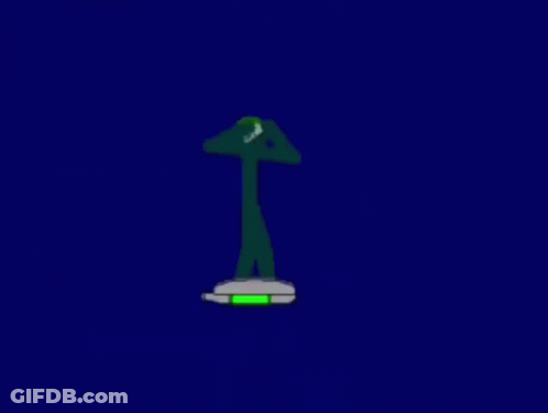 Stick Figure Falling From Ledge In Rain GIF