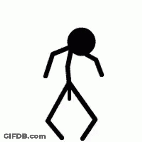 Stick Figure Jumping GIF
