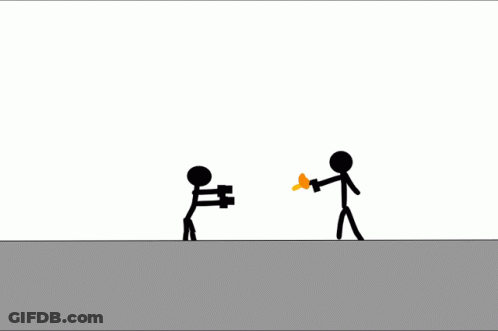 Stick Figure Lying Down With Couldn't Handle Me GIF