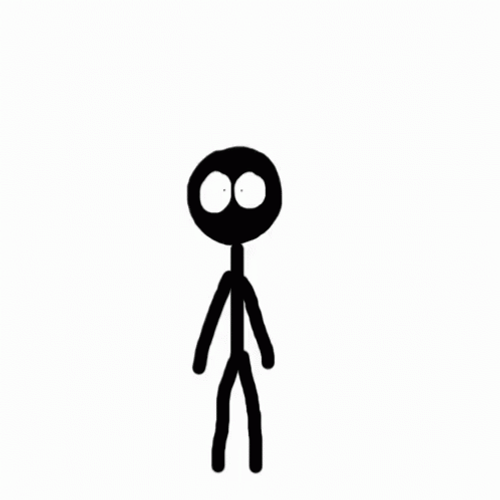 Stick Figure Masssive Head Explode GIF