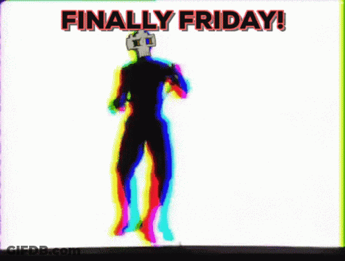 Stick Figure Saying Good Morning Happy Friday GIF
