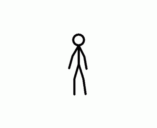 Stick Figure The End GIF