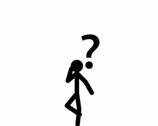 Stick Figure Thinking GIF