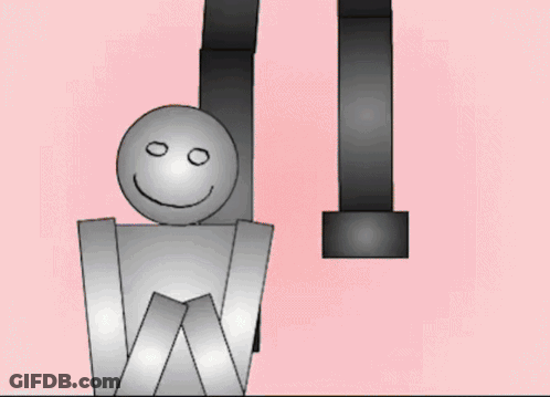 Stick Figure With Crown Saying I've Got GIF