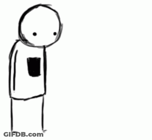 Stick Figure With Heart GIF
