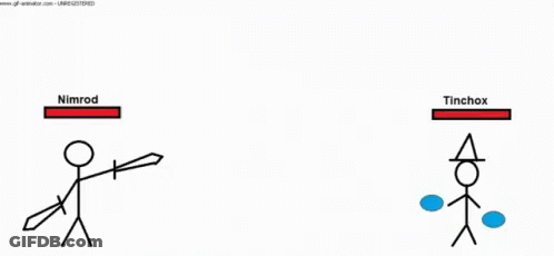 Stick Figure With Nimrod And Tinchox GIF