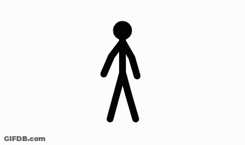 Stick Figures With Arms Outstretched GIF