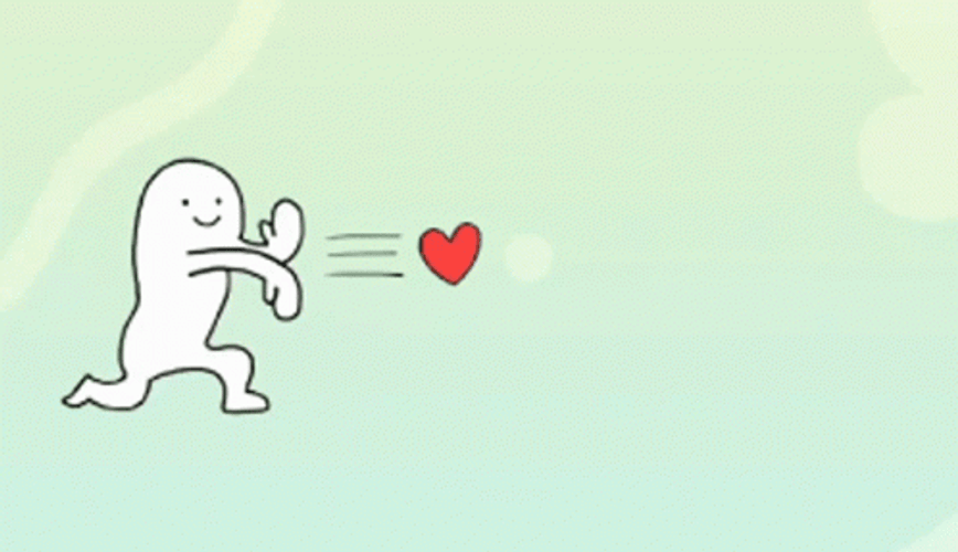 Stick Man Being Rejected GIF