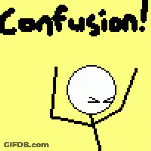 Stick Man Confusion Expression GIF