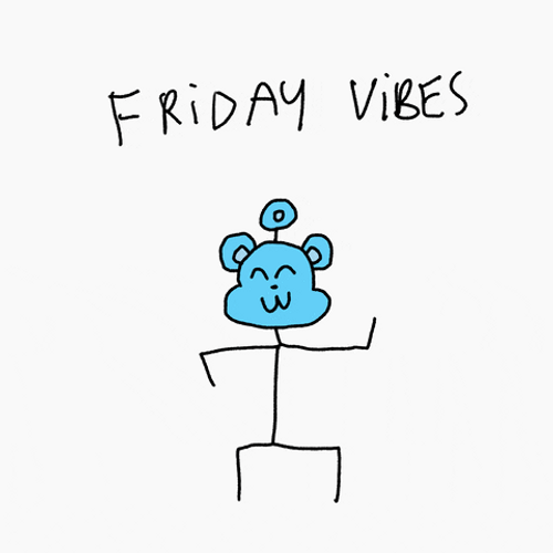 Stick Man Dance Friday Vibes GIF
