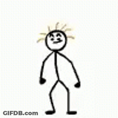 Stick Man Fire Power GIF