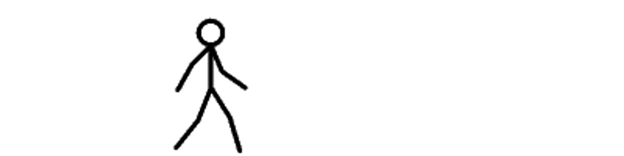 Stick Man Funny Running Fail GIF