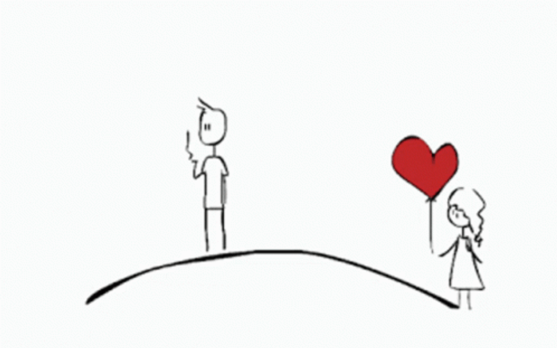 Stick Man Got Rejected GIF