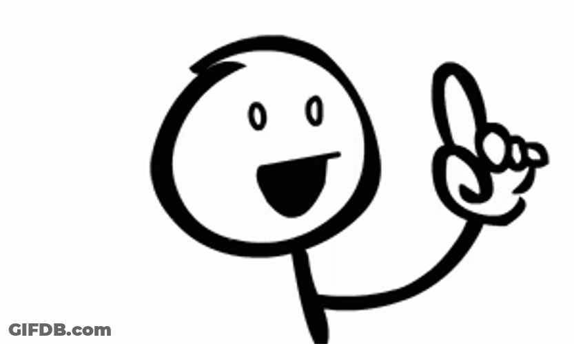Stick Man Nevermind GIF