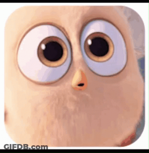 Stick Tongue Out Angry Birds Hatchling GIF