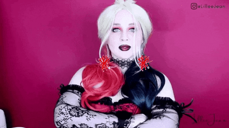 Stick Tongue Out Harley Quinn GIF