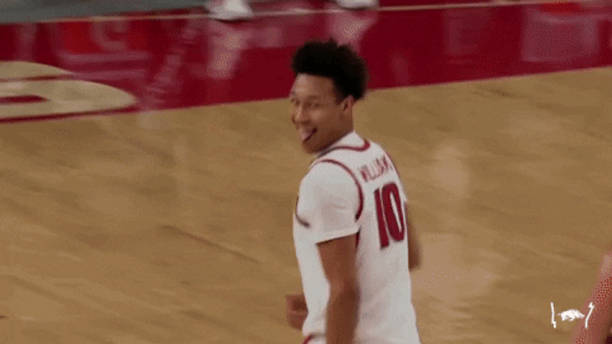 Stick Tongue Out William Arkansas Razorbacks GIF