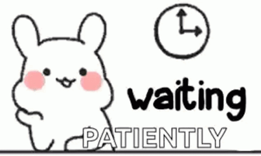Sticker Anxiously Waiting Patiently GIF