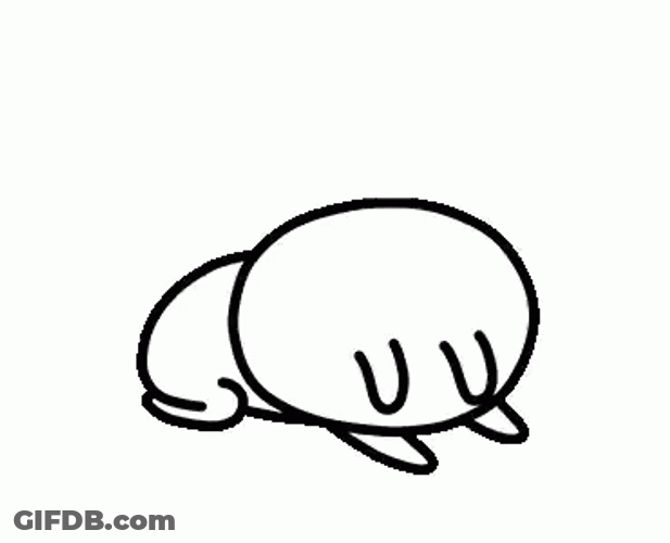 Sticker Bunny Banging Head On Desk GIF