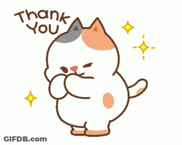 Sticker Cat Taking A Bow GIF