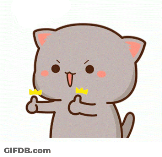 Sticker Cat Thumbs Up GIF