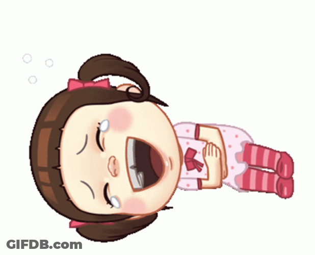 Sticker Girl Laugh Out Loud GIF