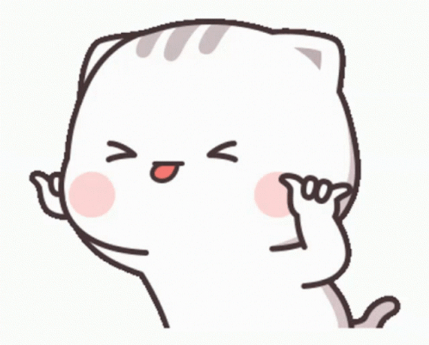 Sticking Tongue Out Cute Cat Chan GIF