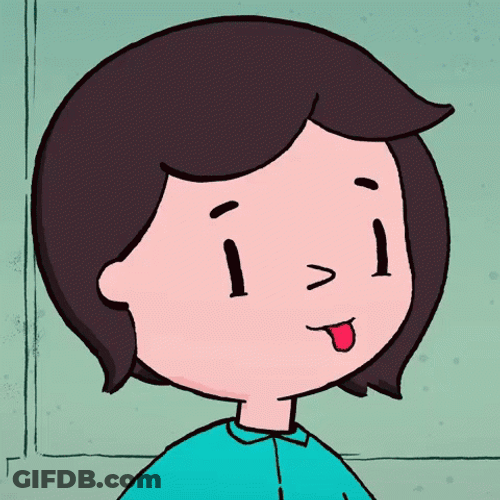 Sticking Tongue Out Cute Kid GIF