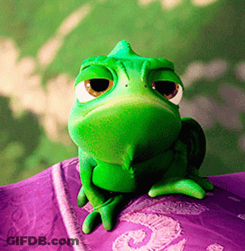 Sticking Tongue Out Pascal Tangled GIF