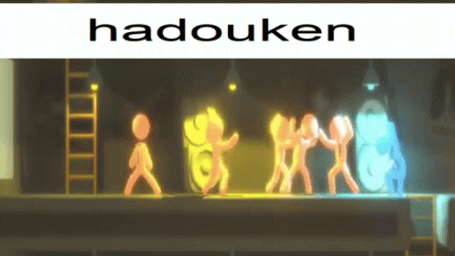 Stickman Animations Hadouken GIF