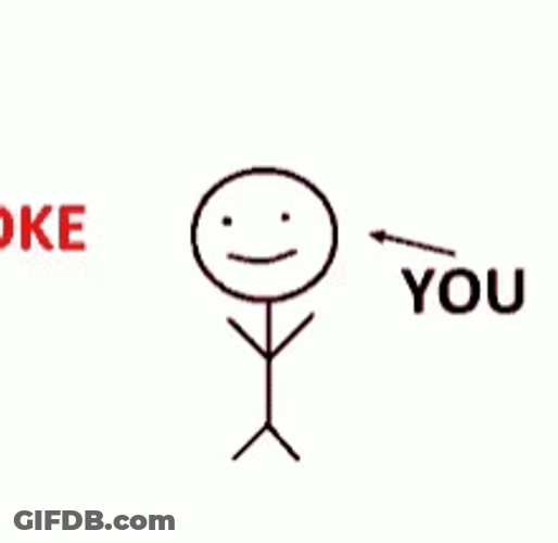 Stickman Joke Pass Over Your Head GIF