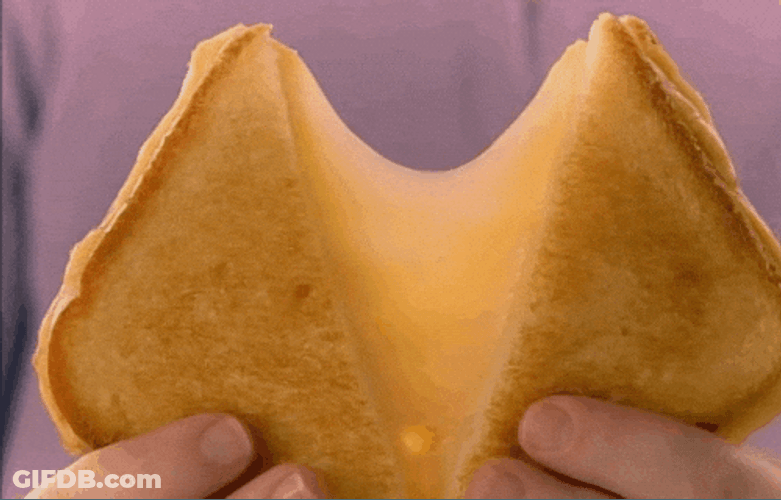 Sticky Cheesy Sandwich Cut GIF