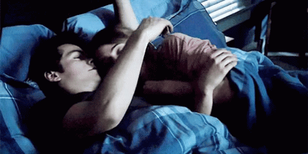 Stiles And Malia Sleeping GIF
