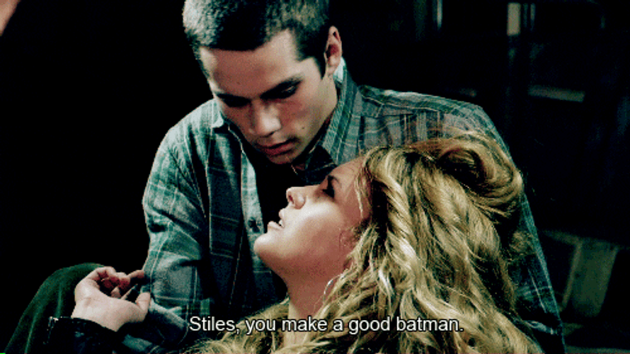Stiles Stilinski Helping A Girl GIF