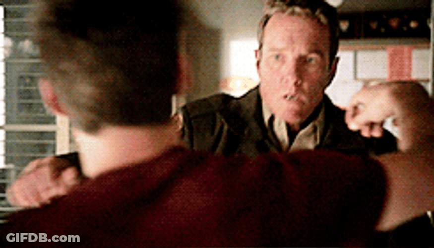Stiles Stilinski Hugging His Father GIF