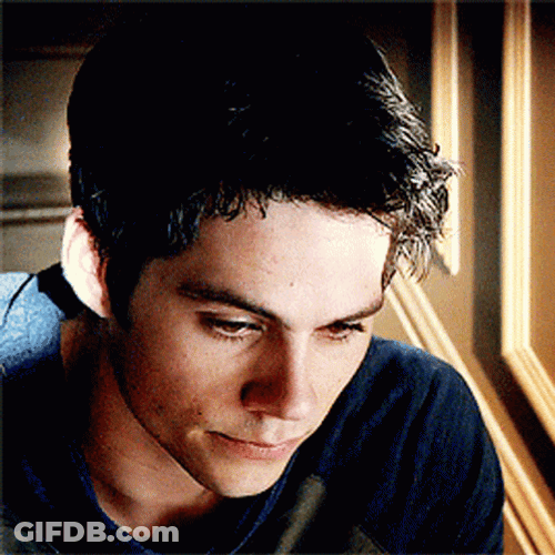 Stiles Stilinski Lifting His Head GIF