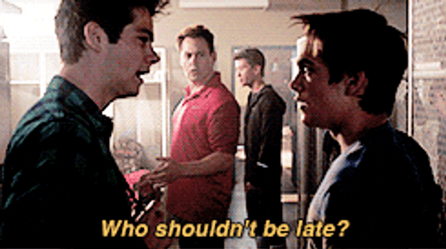 Stiles Stilinski Looking Around GIF